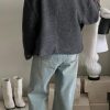 Women Warm Winter Short Wool Pea Coat Stand Collar Crop Wool Blend Jacket Outwear