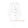Women's Winter Overcoat Notched Lapel One Buttoned Mid-Length Long Coat