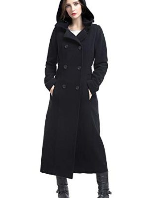 Women Mariel Wool Blend Hooded Long Walking Coat (Also available in Plus Size and Petite)