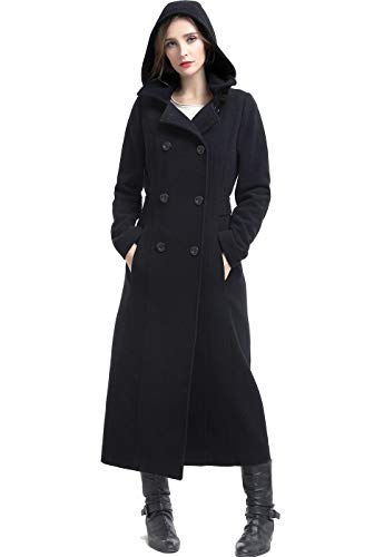 Women Mariel Wool Blend Hooded Long Walking Coat (Also available in Plus Size and Petite)