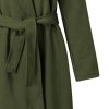 Women's Long Wool Pea Coats with Belt Notched Lapel Trench Coat for Women Fall Winter Warm Overcoat