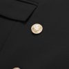 Wool Coats for Women Fall Winter Double Breasted Blazer Jackets Dress Pea Coat Long Trench Coat Peacoat
