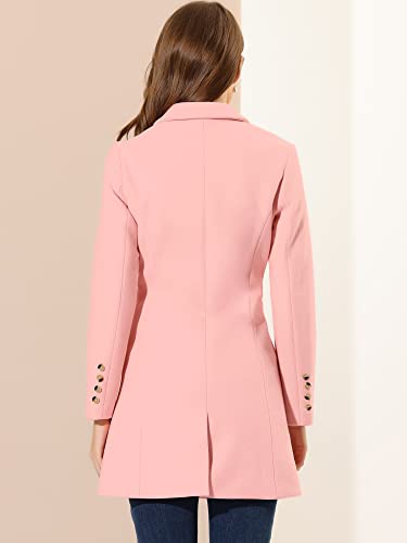 Women's Winter Pea Coat 2025 Fall Single Breasted Long Outerwear Trench Coats
