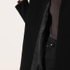 Women's Winter Coat Overcoat Lapel Collar Long Swing A Line Double Breasted Pea Coat