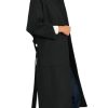 Womens Long Pea Coats Oversized Wrap Wool Blend Trench Coats Winter Open Front Cardigan Overcoats
