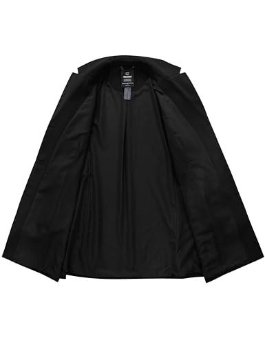 Women's Plus Size Pea coat Oversized Notched Lapel Peacoat Jacket