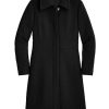 Womens Elegant Single Breasted Coat Long Sleeve Mid Winter Overcoat Work Office Pea Coats