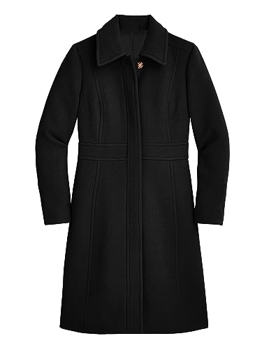Womens Elegant Single Breasted Coat Long Sleeve Mid Winter Overcoat Work Office Pea Coats