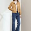 Women's Turn Down Collar Long Sleeve Single Breasted Outwear Winter Pea Coat