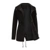 Women's Lightweight Military Anorak Jackets Safari Hoodie Utility Drawstring Coat Windproof Windbreaker Raincoats