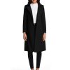 Long Wool Coats for Women Double Breasted Vintage Fall Winter Pea Coat Jackets