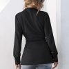 Women's Jacket Belted Long Sleeve Wrap Trench Coat 2025 Fall Winter Casual Dressy Travel Outerwear with Pockets