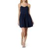 Womens Perla Shaped Waist Mini Dress
