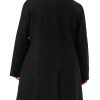 Women's Plus Size Long Coat Winter Steampunk Stand Collar Single Breasted Coat 2023