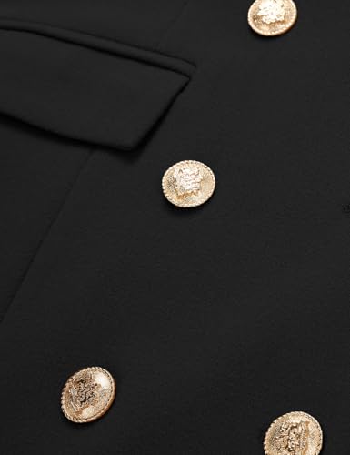 Long Wool Coats for Women Fall Winter Trench Coat Double Breasted Dressy Jackets