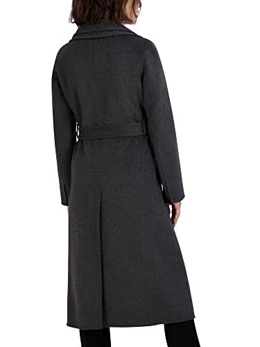 Women's Slim Fit Double-Faced Soft Blend Wrap Tie Belt – Long Wool Coat