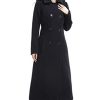 Women Mariel Wool Blend Hooded Long Walking Coat (Also available in Plus Size and Petite)