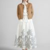 SDEER Women's Short Wool Blend Pea Coats Round Neck Long Sleeve Button Down Jackets Open Front Cropped Coat