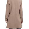 Women's Notch Lapel Double Breasted Trench Coat Peacoat Winter Casual Long Blazer Jacket Overcoat