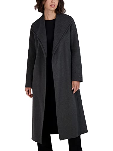 Women's Slim Fit Double-Faced Soft Blend Wrap Tie Belt – Long Wool Coat