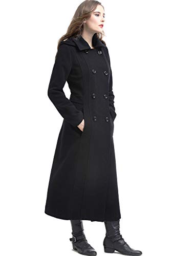 Women Mariel Wool Blend Hooded Long Walking Coat (Also available in Plus Size and Petite)