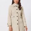 Women's Winter Classic Outwear Overcoat with Pockets Single Breasted Pea Coat