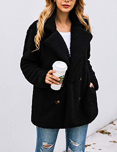 Women's Fashion Winter Coats Sherpa Fleece Faux Fur Shearling Oversized Trendy Jackets Warm Outerwear Clothing