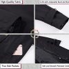 Women Trench Coats Loose Fit, Double Breasted Spring Fall Water Resistant Thin Long Jacket Belted Overcoat