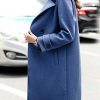 Women's Essential Elegant Wear Double Breasted Mid Long Wool Pea Coat