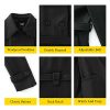 Women's Double Breasted Pea Coat Slim Winter Mid-Long Trench Coat with Long Belt
