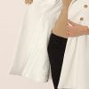 Women's Turn Down Collar Double Breasted Trendy Outwear Swing Winter Pea Coat