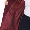 Plus Size Coat for Women Single Breasted Notched Lapel Elegant Winter Long Coat