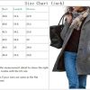 Women's Winter Wool Blend Pea Coat Stand Collar Single Breasted Trench Coat Overcoat
