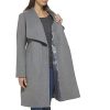 Women's Belted Wool Classically Elegant Coat for Year-Round Style (Standard and Plus Size)