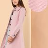 Women's Peter Pan Collar Overcoat Single Breasted Pockets Winter Long Coat