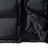 Thicken Warm Bubble Down Jacket for Men Water-Resistant Stand Collar Zipped Puffy Coat Casual Long Sleeve Outwear