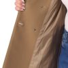 Plus Size Coat for Women Peter Pan Collar Double Breasted Winter Warm Coats with Pockets