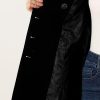 Pea Coats for Women's Winter Fashion Lapel Belted Double Breasted Trench Coat
