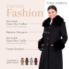 Trench Coat Women, Wool Coats Women with Fur, Peacoat Womens