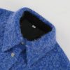Women Cropped Jacket Short Wool Coats Winter Warm Pea Coat Outwear