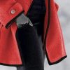 Women's Single Breasted Wool Blend Pea Coats Spring Fall Hooded Trench Coat for Women Casual Lightweight Overcoat