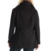 Emma Women's Wool Peacoat – Double-Breasted 3/4 Length Overcoat, Stylish & Warm Blazer for Fall & Winter