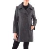 Norah Women’s Wool Blend Peacoat Runs Large – Double-Breasted Jacket with Flattering Fit