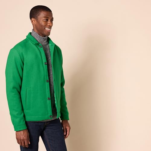 Men's Wool Bomber Jacket (Available in Big & Tall)