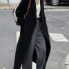 Women's 2025 Winter Wool Overcoat Turn Down Collar Long Peacoat Business Casual Trench Coats
