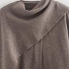 Women's Oversized Scarf Jacket Cardigan Sweater Trench Coats Side Split Fall Winter Peacoat Shawl Wraps