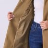 Women's Winter Overcoat Mid-Long Stand Collar Single Breasted Coat Outerwear