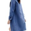Women's Essential Elegant Wear Double Breasted Mid Long Wool Pea Coat