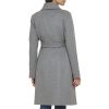 Women's Belted Wool Classically Elegant Coat for Year-Round Style (Standard and Plus Size)