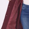 Plus Size Coats for Women Peter Pan Collar Cuff Single Breasted Trench Jacket Winter Long Coat